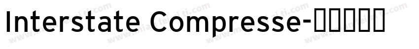 Interstate Compresse字体转换